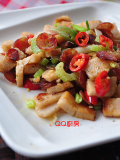 臘腸炒蘿蔔糕 的食譜成品照片