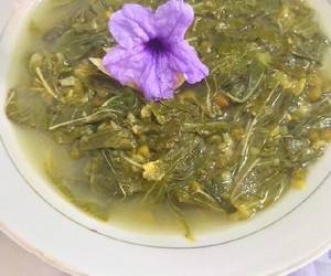 Resep Baru Santan daun singkong kacang hijau Sedap