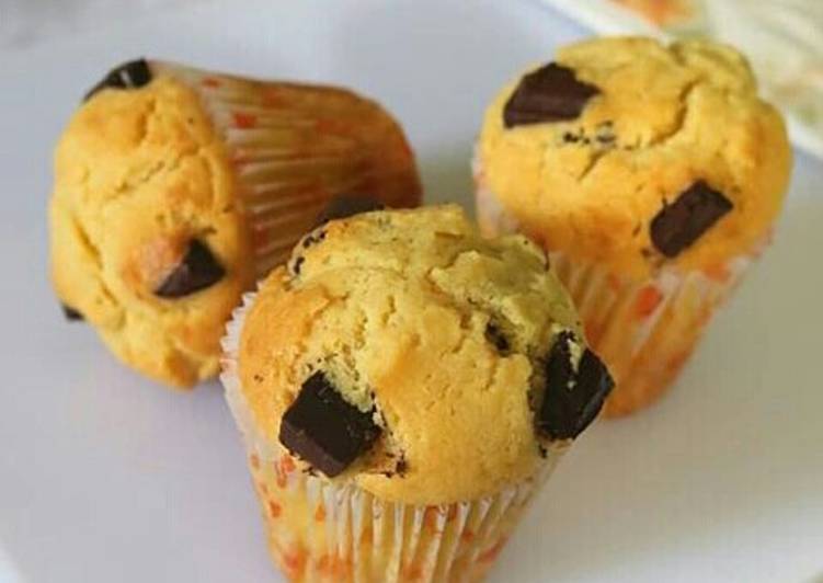 Langkah Mudah untuk Menyiapkan Muffin Vanila chocolate Anti Gagal