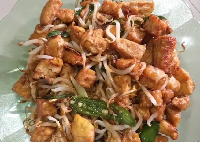 68.Oreg tempe tahu kecambah