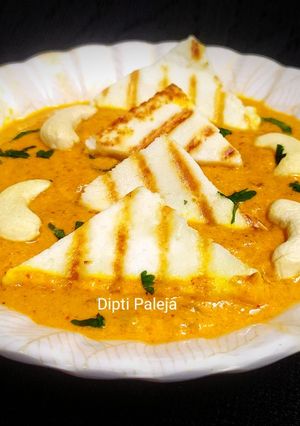 A picture of Grilled Paneer Lababdar.