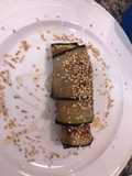 Rollitos de berenjena con queso