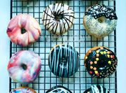 Gambar donut tiada yis
