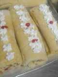 Brazo gitano releno de pasta de guayaba