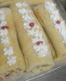 Brazo gitano releno de pasta de guayaba