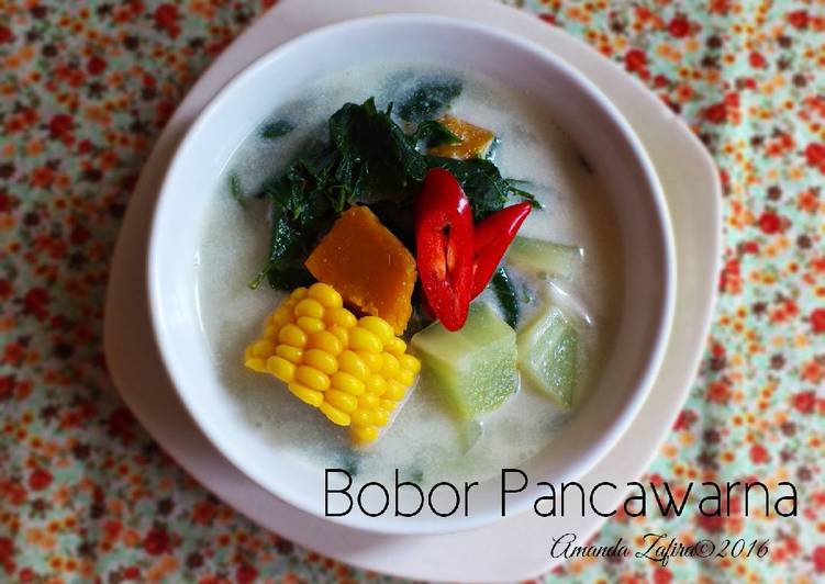 Resep Bobor Pancawarna, Sempurna