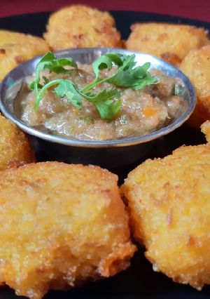 A picture of Leftover Rice cutlet.