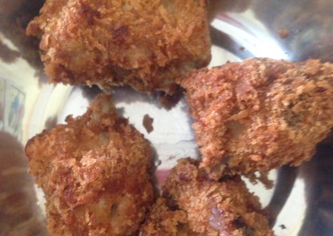 Resep Ayam goreng tepung roti oleh chenerika - Cookpad