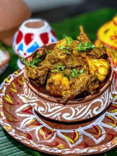 কচি পাঁঠার ঝোল বা পাঁঠার বাংলা(kochi pathar jhol recipe in Bengali) রেসিপির প্রধান ছবি