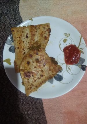 A picture of Masala roti.