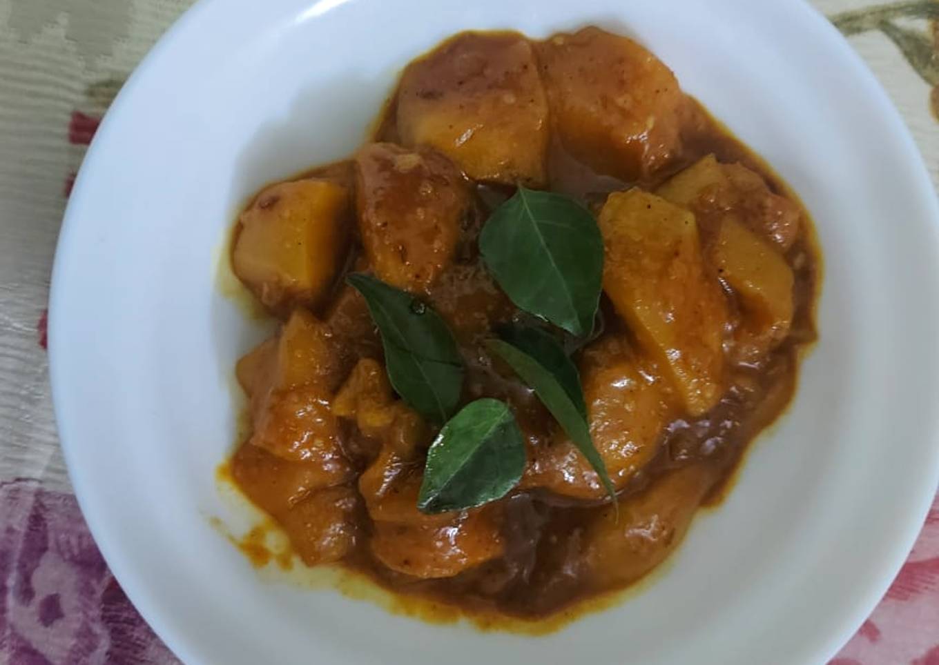 Instant ripe mango curry