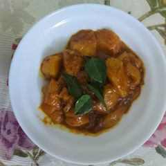 A picture of Instant ripe mango curry.
