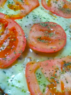 Una foto de Berenjenas a la Pizza