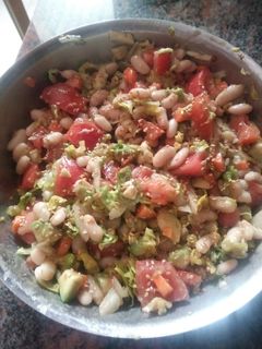 Una foto de Ensalada de Alubias