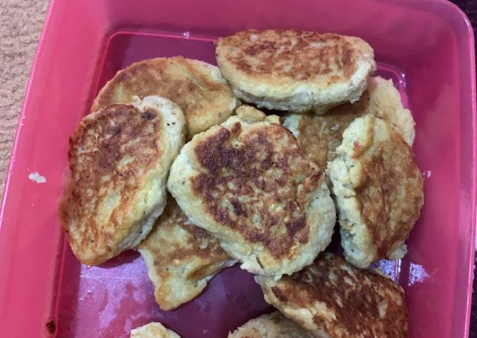 Pancake pisang kepok kukus