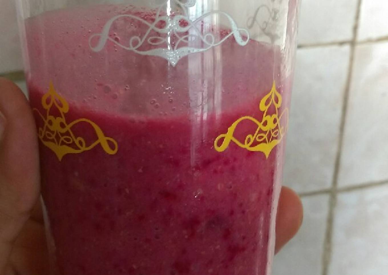 Pineapple beetroot smoothie #4weeks challenge