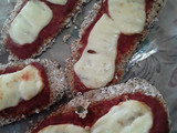 Milanesas de berenjenas a la napolitana (keto)