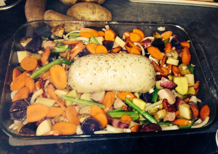 Recipe of Any-night-of-the-week Tofurkey Roasted Veggies