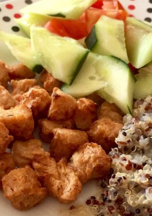 Foto de Tofu no forno com quinoa