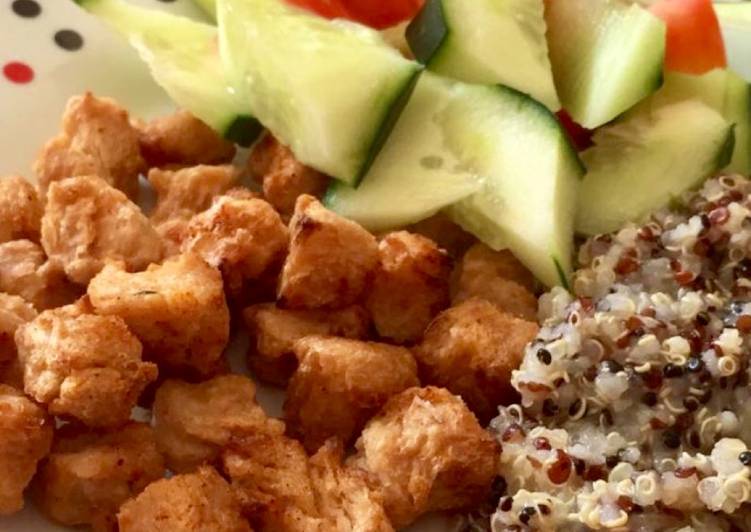 Recipe of Award-winning Tofu no forno com quinoa