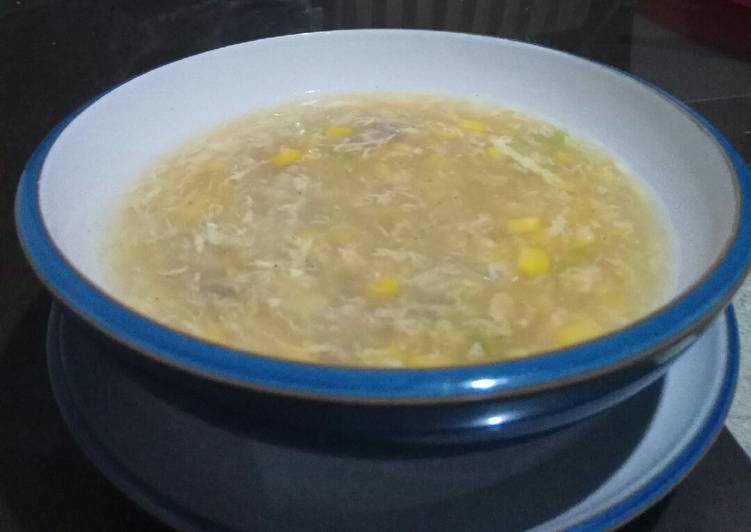 How to Prepare Perfect Sup Jagung Telur