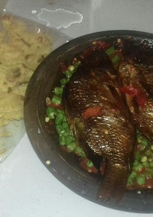 Foto resep Mujaer Panggang Sambal Kacang Panjang