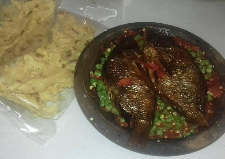 Mujaer Panggang Sambal Kacang Panjang