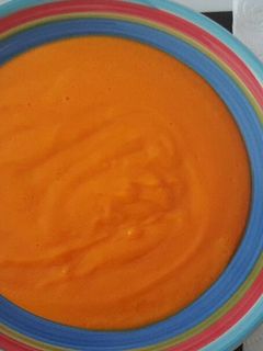 Una foto de Puré de zanahoria