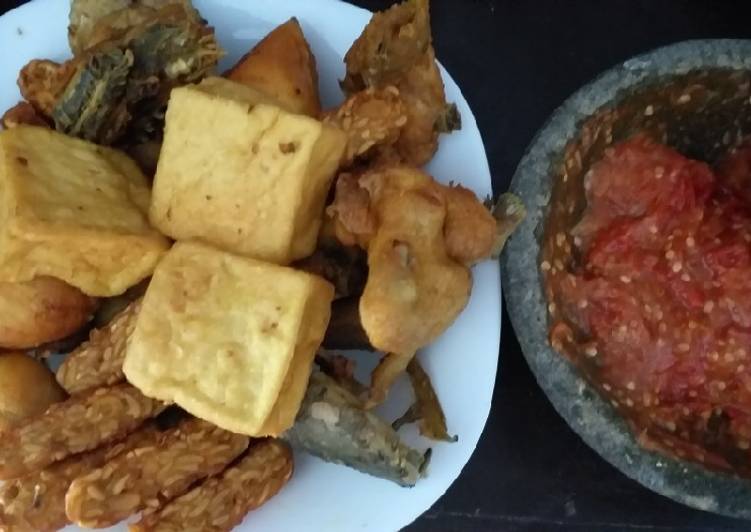 Resep Lalapan/penyetan dapoer bunda naura Anti Gagal