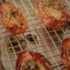 A picture of Oven-Roasted Tomatoes.