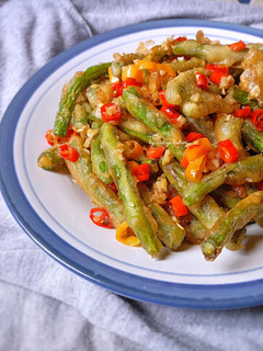 Foto resep Buncis Cabai Garam ala Chinese Resto