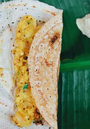 A picture of Rava Masala Dosa.