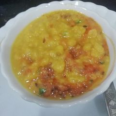 A picture of Chana dal tadka.