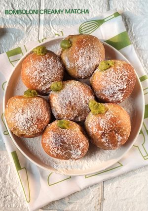 Foto resep Bomboloni Creamy Matcha