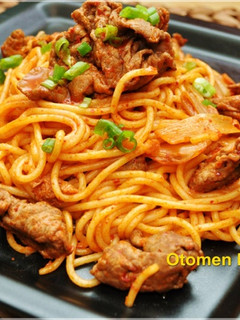 泡菜牛肉義大利麵 的食譜成品照片