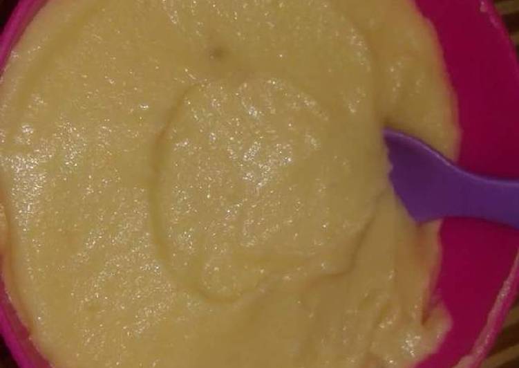 Recipe of Super Quick Homemade Baby food (mashed potatoes with Milk