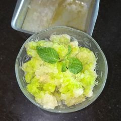 A picture of Green Grapes Sorbet.