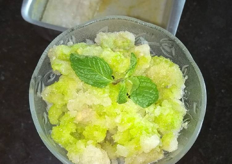 How to Prepare Quick Green Grapes Sorbet