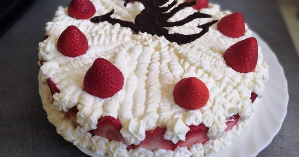 Fraisier De Ma Petite Cuisine Familiale Cookpad