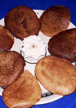A picture of Suji Malpua bina chasni ke.