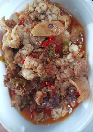 Foto resep Daging sapi goreng asem