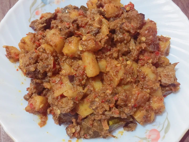 Langkah Gampang Menyiapkan Resep Kentang Sambal Goreng Ati yang Lezat Sekali Anti Ribet, Lezat