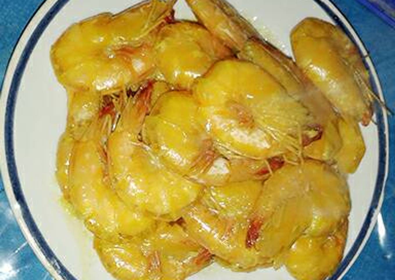 Udang Rebus Berbumbu
