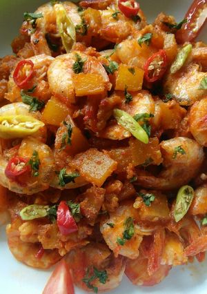 Foto resep Udang Kentang Sambal Goreng