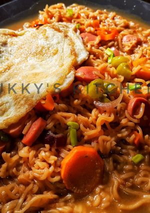 Indomie Mai sousage ainihin hoton girkin