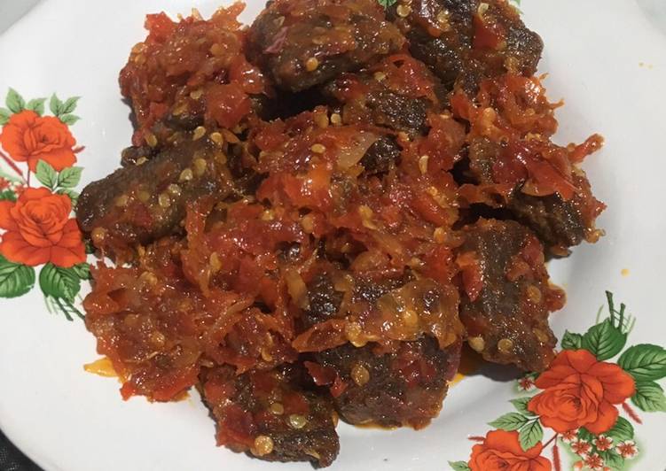 Resep: Dendeng Balado Basah Anti Gagal