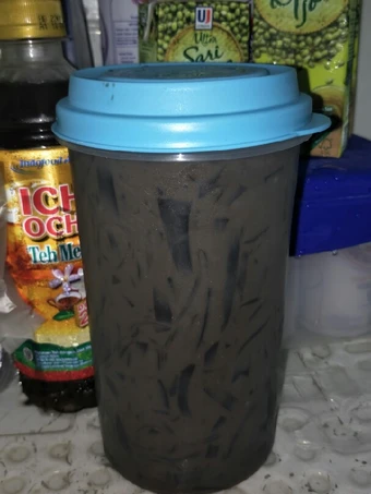 Cara Gampang Menyiapkan Resep Es cappucino cincau #BikinRamadanBerkesan yang Lezat Anti Ribet, Menggugah Selera