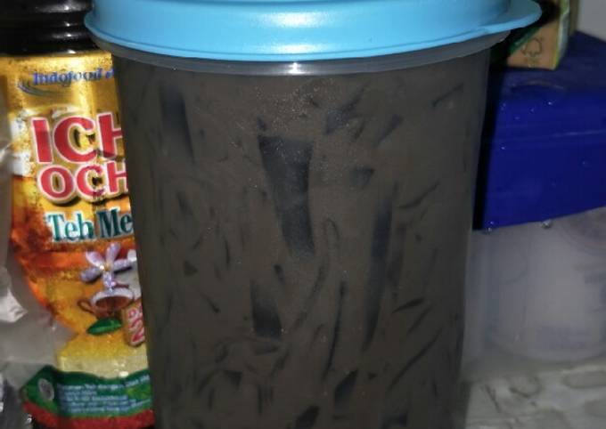 Cara Gampang Membuat Es cappucino cincau #BikinRamadanBerkesan Anti Gagal