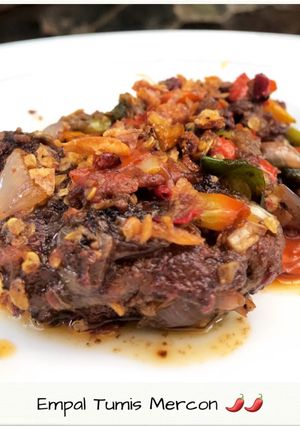 Foto resep Empal Gepuk Sambal Mercon
