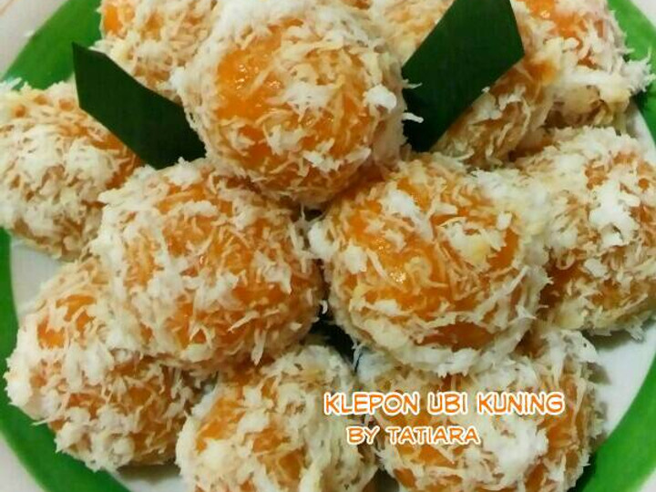  Resep buat Klepon UBI KUNING  enak